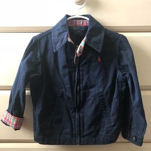 Navy Polo Jacket